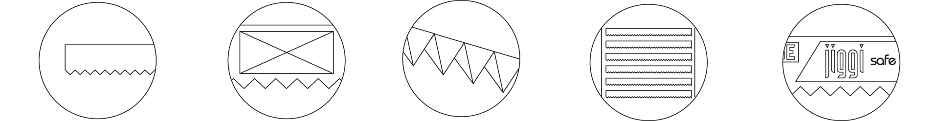 Jiggi - Cutting Blade - Different Shapes Jiggi - Cutting Blade - Different Shapes